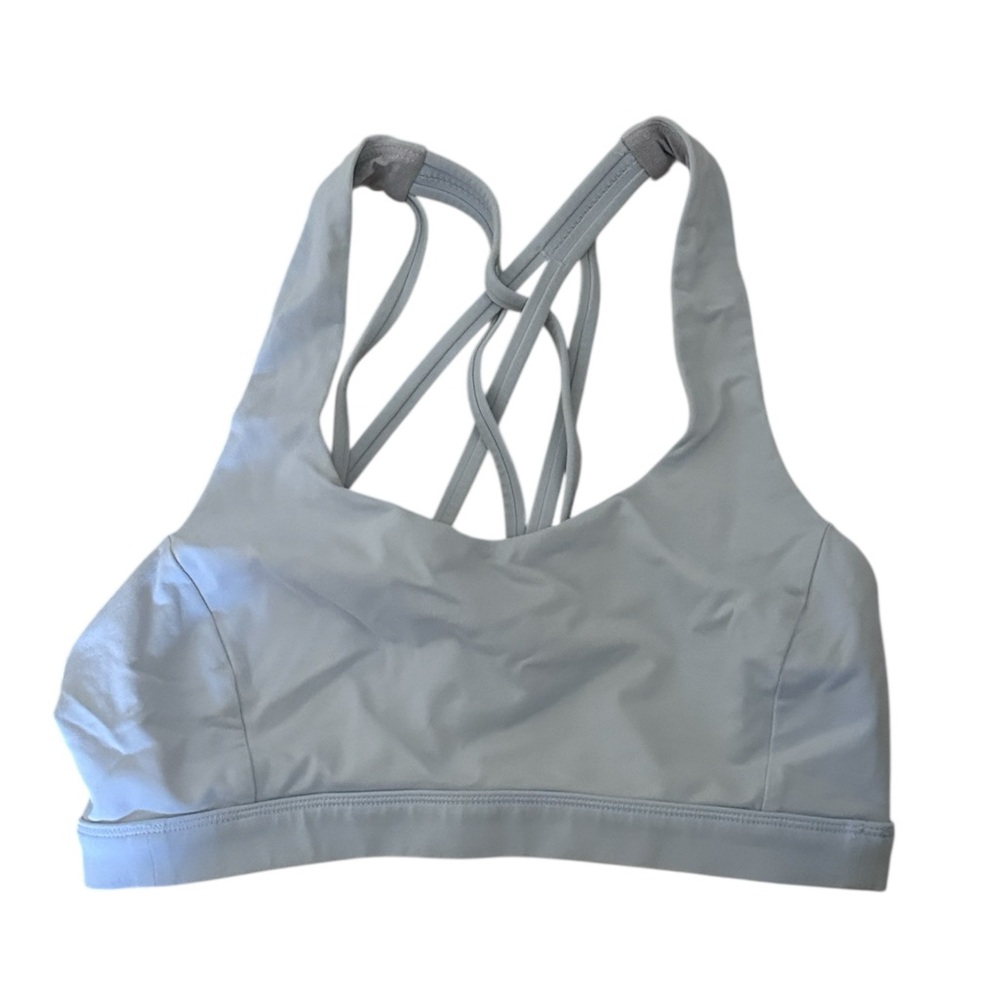 Lululemon Women's Light blue gray Sports Bra
